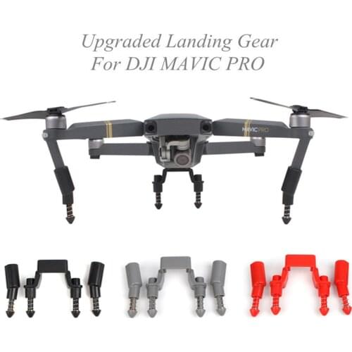 Upgraded Landing Gear For DJI MAVIC PRO Stabilizers Leg Height Riser Extender Set with Support, Shock-absorbing