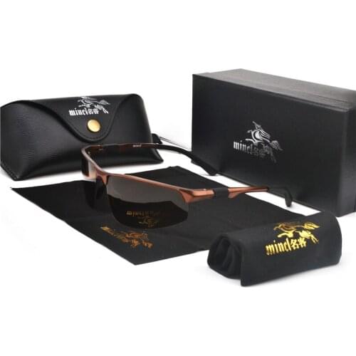 2019 new brand design classic male aluminum magnesium Square Sunglasses Men Polarized Sun Glasses for Men sports eyewear NX