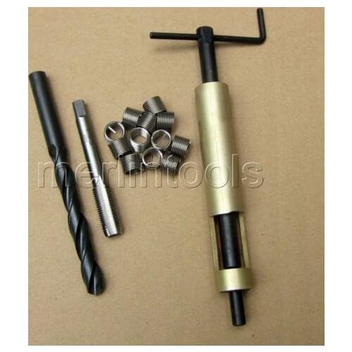 M16 x 2 Thread Repair Kit Tap and Drill bit Helicoil Insert Insertion tool