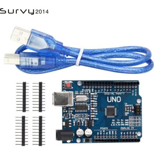 One set UNO R3 MEGA328P Chip 16Mhz For Arduino UNO R3 Development board + USB CABLE diy electronics