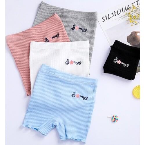 Girls shorts children leggings cotton thread close skin fabric baby girls shorts
