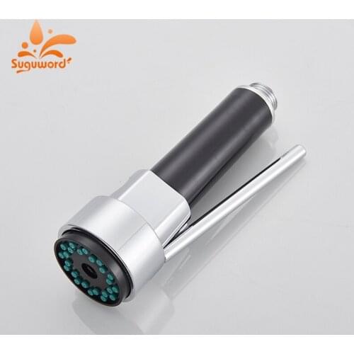 Brushed Nickel Kitchen Faucet Replacment High Pressure Shower Head Sprayer