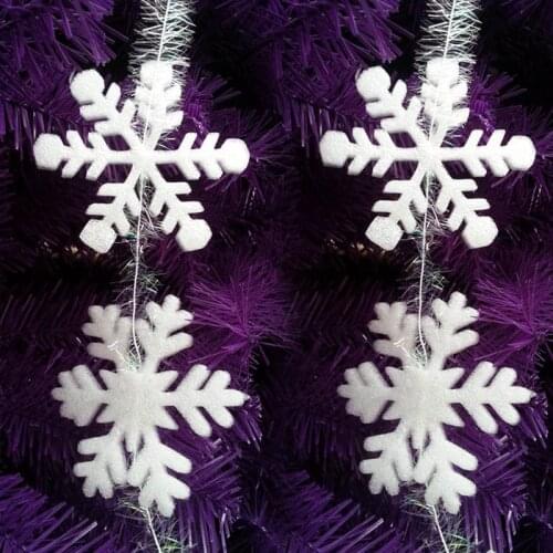 Snowflake frozen party Christmas Decorations New Year Home Christmas tree Ornaments Snowflake string Wedding Party Decoration