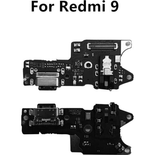 For Xiaomi Redmi 9 USB Charger Port Dock Connector PCB Board Ribbon Flex Cable Charging Port Component Replacement