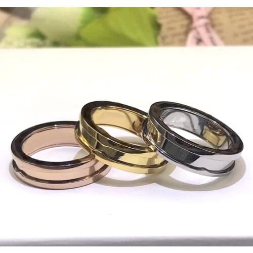 Hot Sale Fit Original 925 Sterling Silver Ring for women Rose Gold Couple Ring Classic High Quality Jewelry Wedding Gift