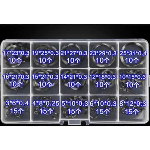 1box Triple Wave Washer Set Wave Type Washer Spring Washer Flexible Washer 3-25