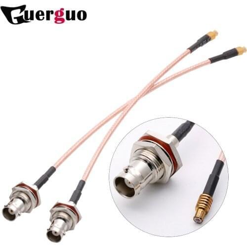 100PCS 15CM 6" BNC Female Jack to MCX Male Plug Straight RF Coax Coaxial Connector with RG316 Cable