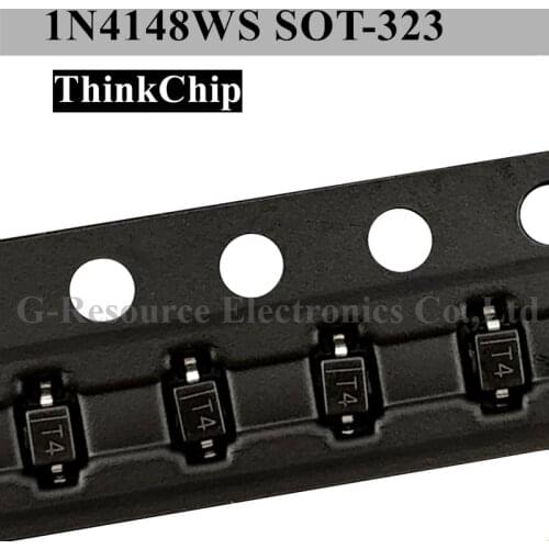 100pcs) 1N4148WS SOD-323 0805 SMD Switch Diode 1N4148 1N4148W SOD323 (Marking T4)