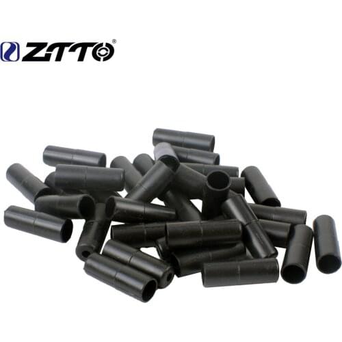 100pcs Bicycle Bike Plastic Brake Cable Housing Ferrule End Caps Ends Tips Cap Crimp Plastic