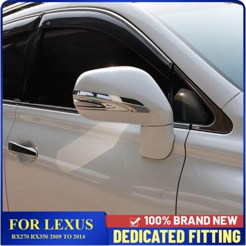 2009 to 2014 For Lexus RX 270 RX350 Car Rearview Mirror Strips Cover Trim Exterior Decorations