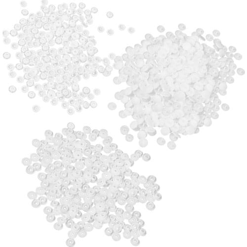 300 Sets White T5 Size 12.4 Resin Plastic Snaps Fastener Buttons Press Studs