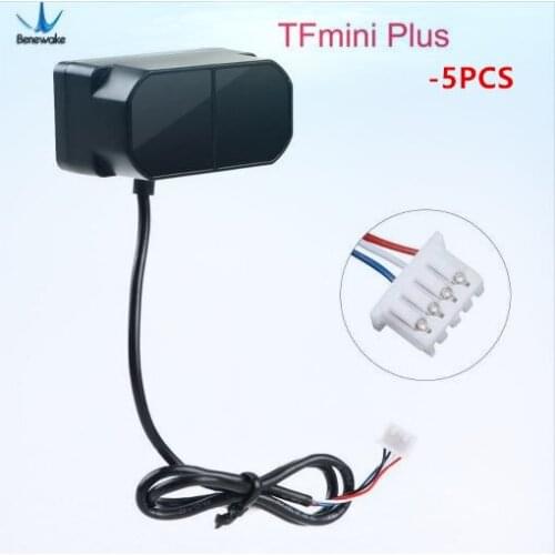 5 pcs New Benewake TFmini Plus LiDAR module TOF short distance sensor waterproof IP65