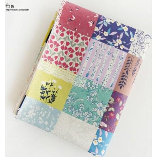 50cm*150cm/PSC,Retro Patchwork,High-Quality Cotton-Linen Cloth,Curtain And Table Cloth,Skirt And Bag Fabric,DIY Manual Material