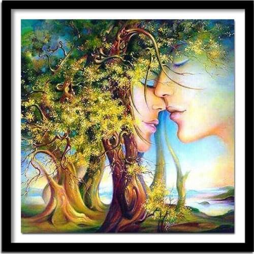 Diamond Painting Cross Stitch"Portrait" Pattern,Diamond Embroidery Sale Full Square Crystal Hobby Home Decoration