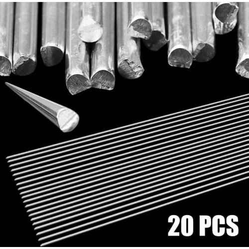20pcs/lot Low Temperature Aluminum Solder Soldering Rod 2.0mm*500mm Aluminum Welding Wire Soldering Rods Set