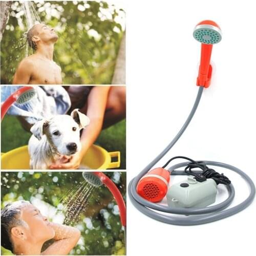 Car Washer Portable Camping Shower Car Shower Outdoor Travel Caravan Accessories Van Pet Water Tank