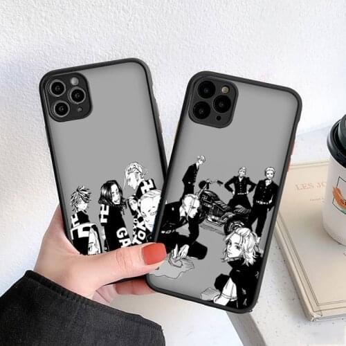 Tokyo Revengers japanese anime Phone Case matte transparent For iphone 7 8 11 12 plus mini x xs xr pro max cover