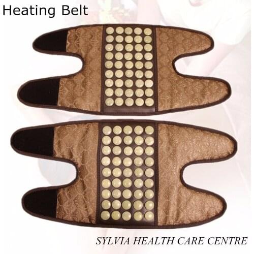 Electronic Jade health therapy heating belt Therapy heating jade knee pad belt Massage Heat Jade kneepad Belt knee support