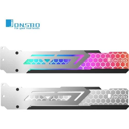 Jonsbo V3 Universal Colorful RGB Graphics Card Holder Support Frame 3 Pin Automatic LED Change Video Card Holder Bracket