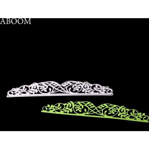 ABOOM Fresh Leaf Vine Metal Cutting Dies For Scrapbooking Stencils DIY Album Cards Decoration Embossing Folder Die Cuts Template