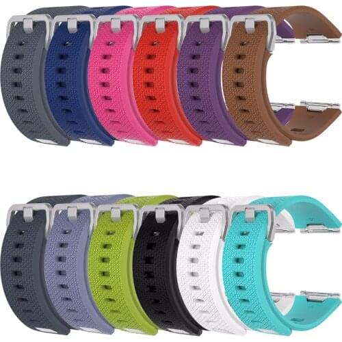 Multicolor Replacement Silicone Wristband Sport Wrist Band Strap For Fitbit Ionic Wrist Band Sports Replacement Accessories