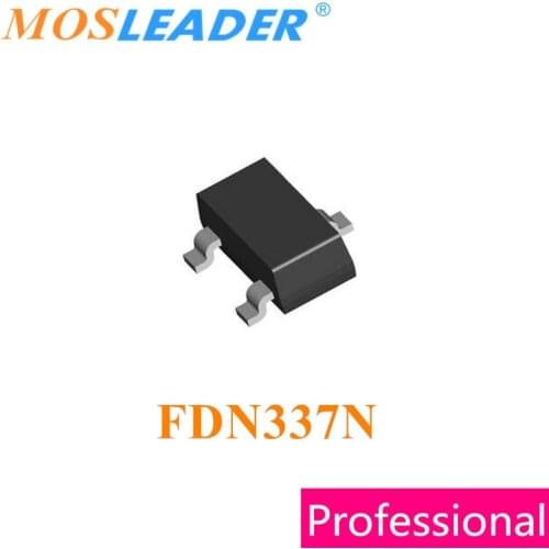 Mosleader FDN337N SOT23 3000PCS FDN337 N-Channel 20V 30V 2.2A Made in China High quality