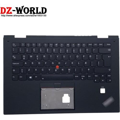 New Original Shell Palmrest Upper Case With Icelandic Backlit Keyboard for Lenovo Thinkpad X1 Yoga 2nd Gen Laptop C Cover