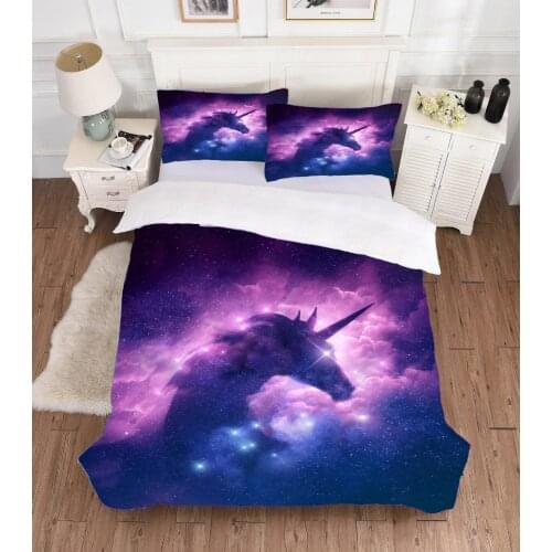 3D Print Comforter Bedding Set Unicorn Maple Leaf Dream-Catcher Turtles Queen Twin Single Duvet Cover Set Pillowcase Home Luxury