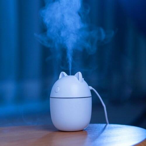 Portable 200ml Humidifier USB Ultrasonic Dazzle Cup Aroma Diffuser Cool Mist Maker Air Humidifier Purifier With Nigh Light