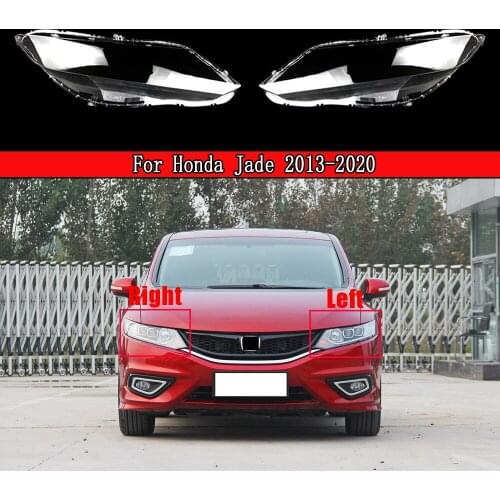 Car Front Headlight Headlamp Lens Cover Shell Case For Honda Jade 2013-2020 Glass Auto Shell Lampshade Transparent