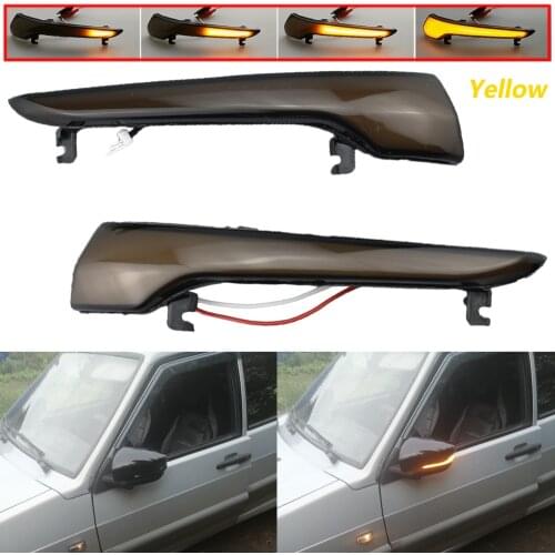 2pcs Superb Dynamic Turn Signal Light LED Side Mirror Indicator Blinker for Lada Granta 2191 for Lada Vaz 2114 for Lada Vaz 2115