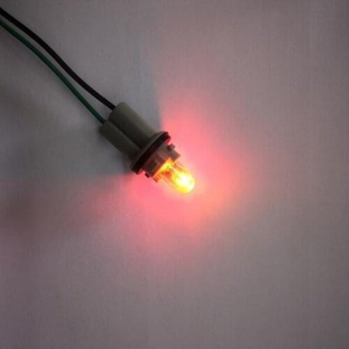 U2JA Chromes Amber Red Yellow Lamps 1156 1157 S25 T10 High Brightness Vehicle Turn Signal Lamps Side Marker Light Bulb