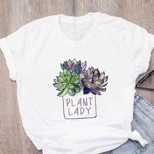 Fashion flowers Women T-shirt ladies Sweet Floral 90s Cute Print T Shirt Women Tops Tees Female Graphic Womens Clothing