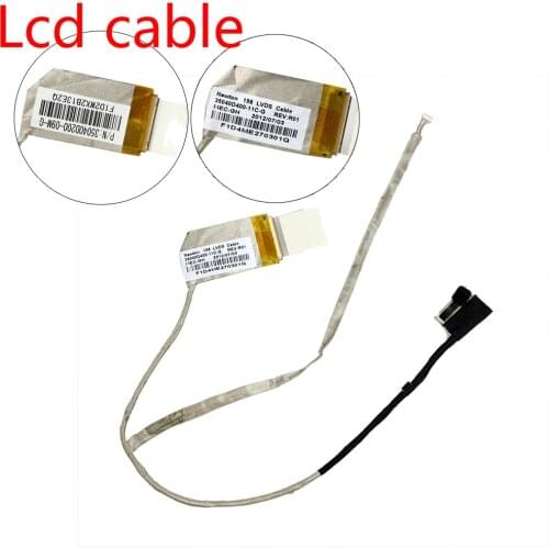 LCD cable For Compaq Presario CQ58 HP 650 655 35040D000-H6W-G 35040D100-H0B-G 35040D400-11C-G 35040D300-GY0-G 686256-001