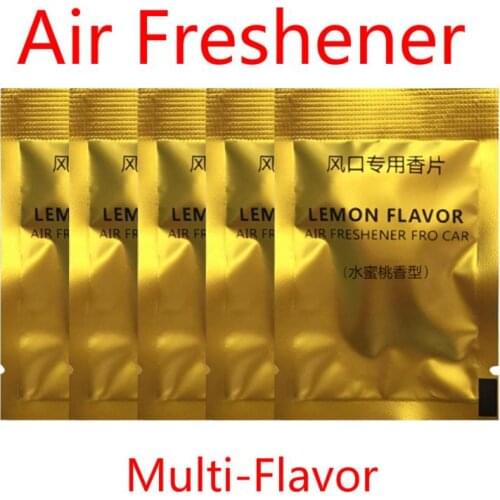 10PCS/set Car Air Freshener Air Conditioning Vent Clip Flavor Piece Purified Car Freshener Car Accessories Interior TSLM1 2021