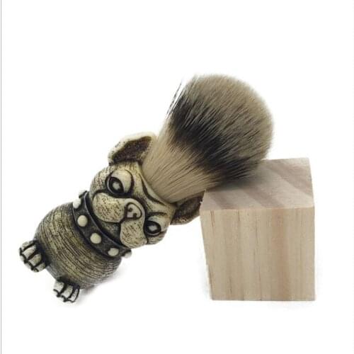 2017 Beard Brush dog Head Badger Hair brush Man Shaving Brush Makeup brush