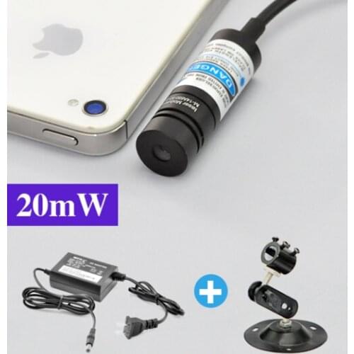 405nm 20mW Blue Violet Spot/Line/Cross Laser Module Laser Diode High Quality Adjustable Focus