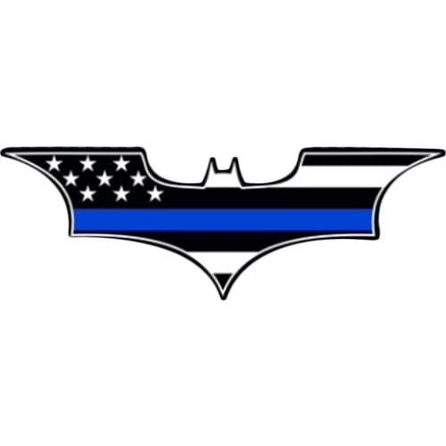 Car Exterior Accessories Sticker American Blue Striped Batmobile Sticker Car Sticker