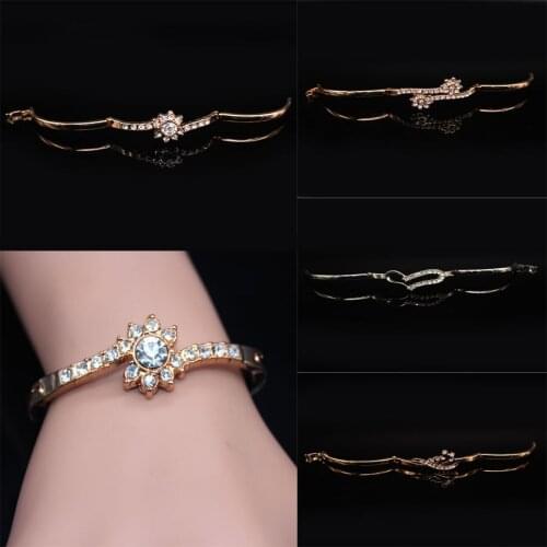 Km 901Top Quality String Together The Happiness Rose Charm Bracelet bangle Jewelry Wholesale