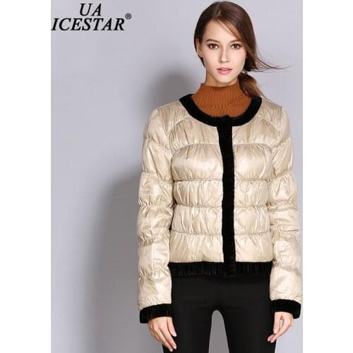 UAICESTAR Brand Women Short Solid Winter Down Jacket High Quality Fashion Casual Parkas Coat 2020 New Slim Down Jacket Women