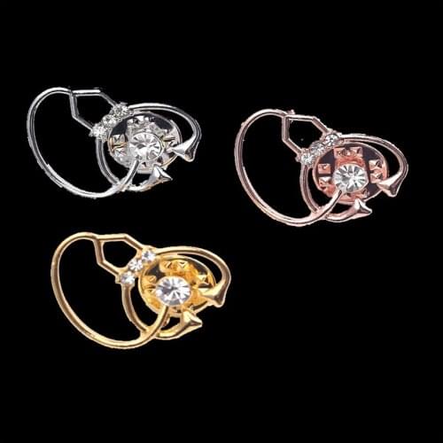 High Quality Medical Jewelry Tool Brooch Stethoscope Shape Enamel Pin As Party Gift for Doctor/Nurse/Medical Graduate Student