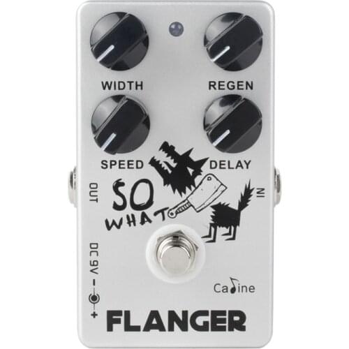 Caline CP-66 the "SO WHAT" Flanger Guitar Effect Pedal Amplifier Guitar Pedal Accessories