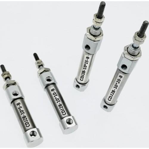 CDJ2B Type Mini Pneumatic Air Cylinder Double Acting Single Rod 10mm Bore 10~20mm Stroke CDJ2B10