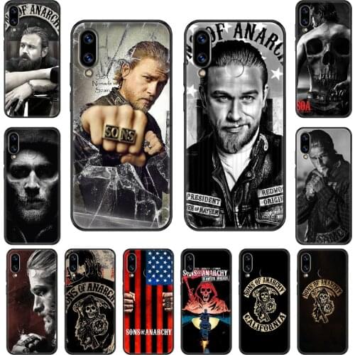 TV Sons of Anarchy Phone case For Huawei Honor Mate 5 7 8 9 10 20 i A X Lite Pro black fashion cover art funda 3D waterproof