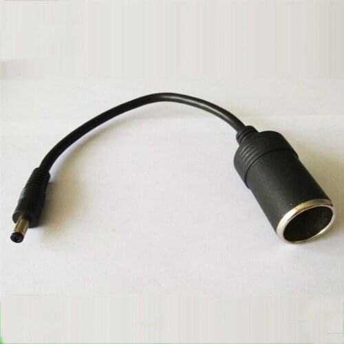 Car Cigarette Lighter Socket to DC5.5x2.1 Plug 10A/2464/18AWG Copper Cord Power Cable for Car Washer Inflator Pump Air purifier
