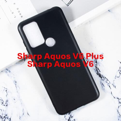 360 Degree Full Cover Case For Sharp Aquos R6 R 6 SH-51B Silicone Caso Matte Soft Black TPU Case For Sharp Aquos R6 Back Cover