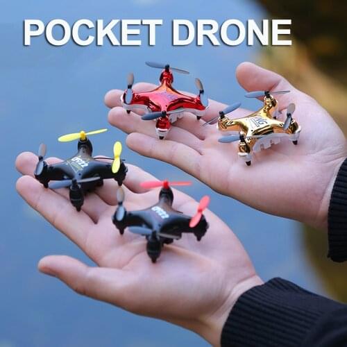 Pocket Drone 4CH 6Axis Gyro Quadcopter with camera RTF Remote Control Helicopter Toys Gift For Children