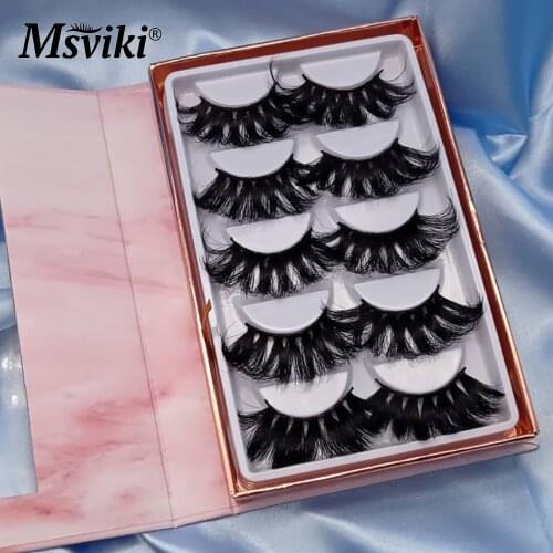 25MM Eyelashes Box Package Cases Lash Extension Supplies Fluffy Dramatic Mink Lashes Wholesale Items Makeup Brushes Custom Logo