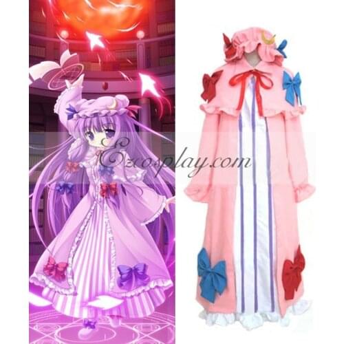 Touhou Project Patchouli Knowledge cosplay costume E001