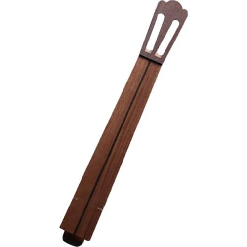 Mahogany with Ebony Classical Guitar Neck Replacement DIY Luthier Supply